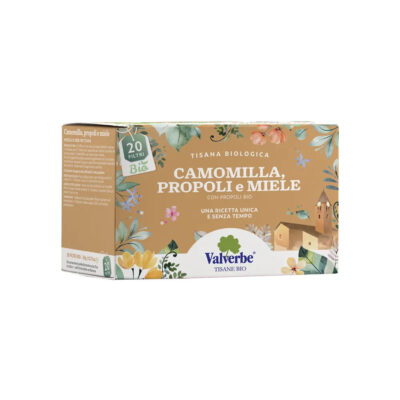 VALVERBE TISANA CAMOMILLA PROPOLI E MIELE 20 FILTRI