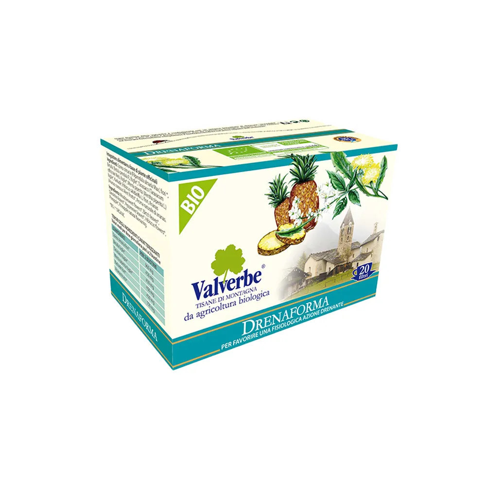 VALVERBE TISANA DRENAFORMA 20 FILTRI — eShopping Salerno