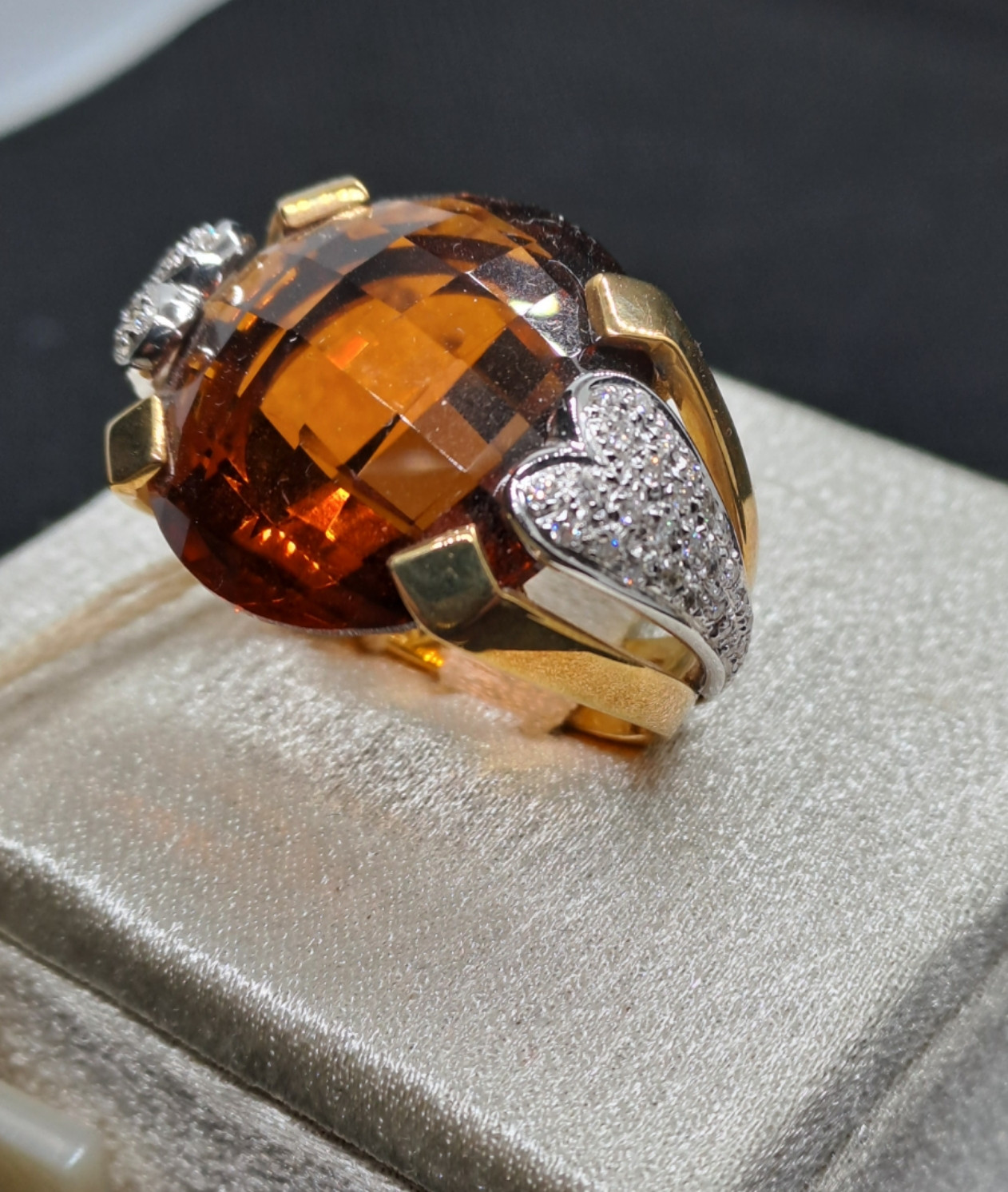 Anello donna oro giallo e brillanti — eShopping Salerno