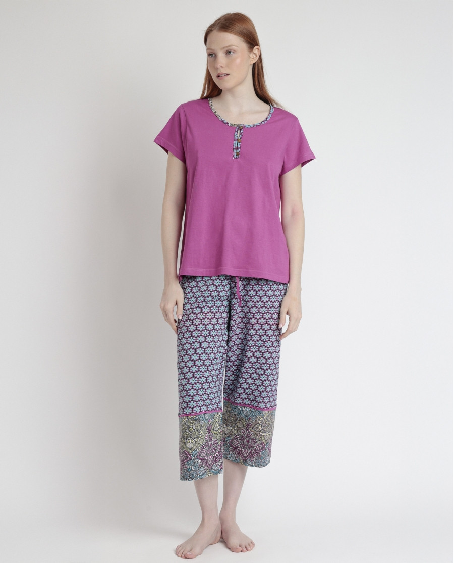 Admas Pigiama Pinicchietto fantasia maglia MC cotone art .63065 — eShopping Salerno