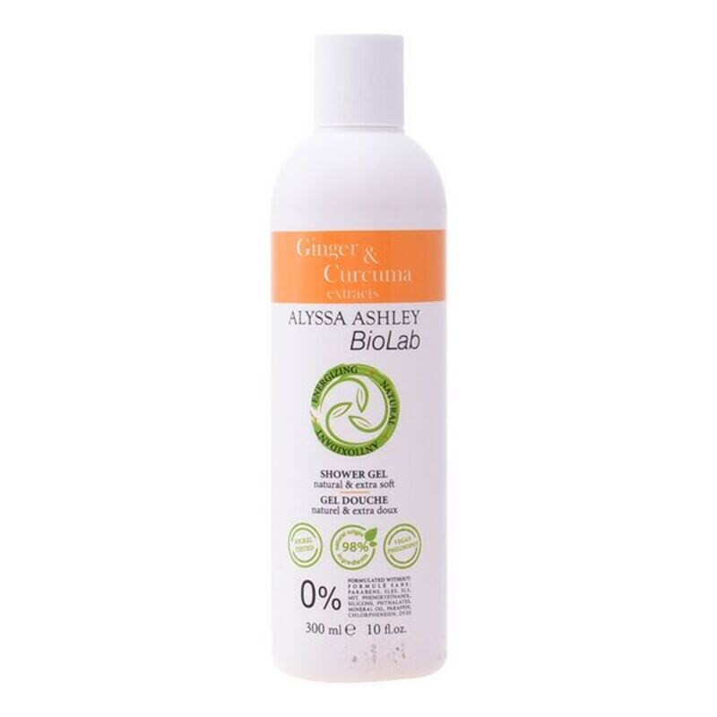 Alyssa Ashley BioLab Ginger & Curcuma Shower Gel 300ml — eShopping Salerno