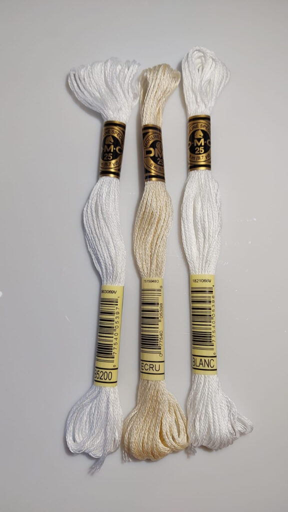 Dmc Moulinè art.117 Matassine Bianco Ecrù