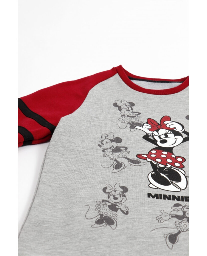 Pigiama Bimba linea Minnie in Caldo Cotone Girocollo Admas art.60618