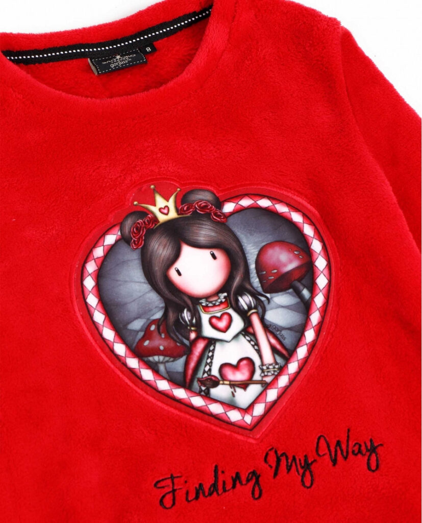 Pigiama Bimba linea Santoro in Pile Girocollo Admas art.56618