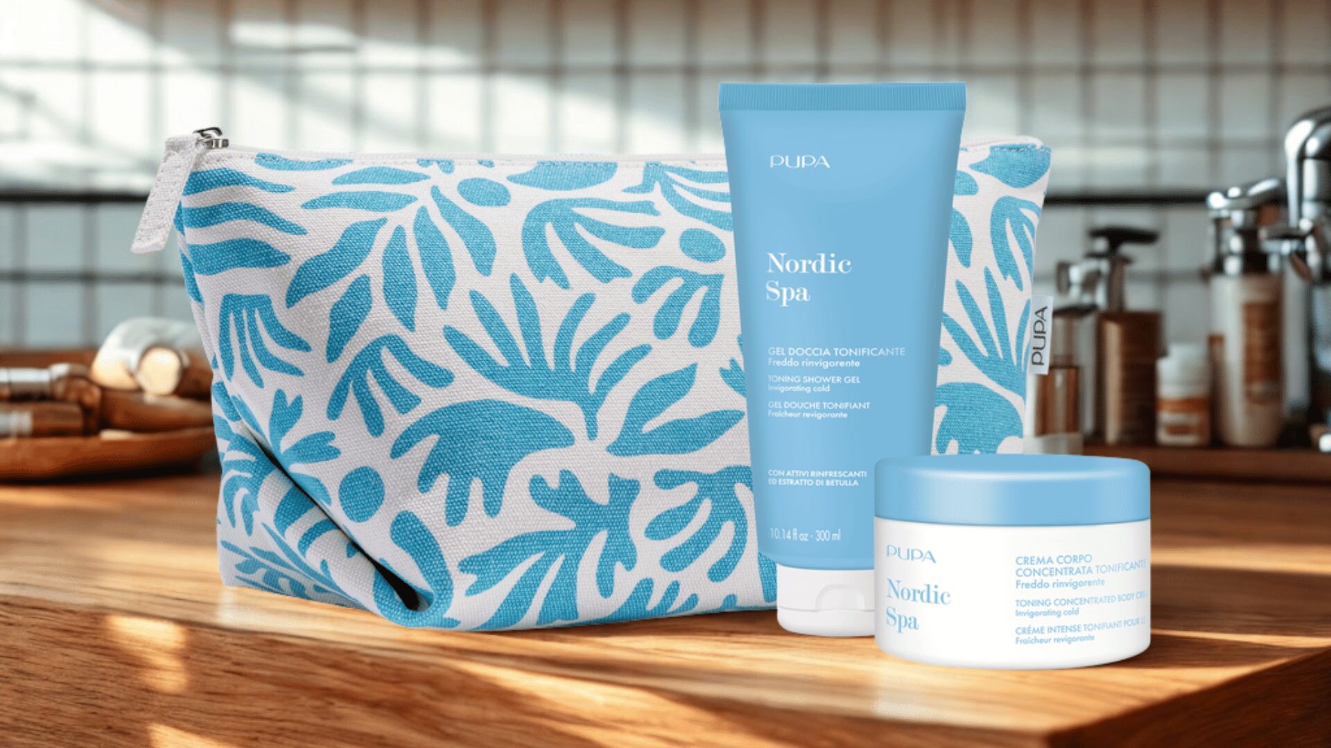 Pupa Kit Nordic Spa Gel Doccia 300ml +  Crema Corpo 150ml — eShopping Salerno