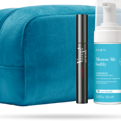 Pupa Kit Vamp. Mascara All in One + Mousse Me Softly 100ml