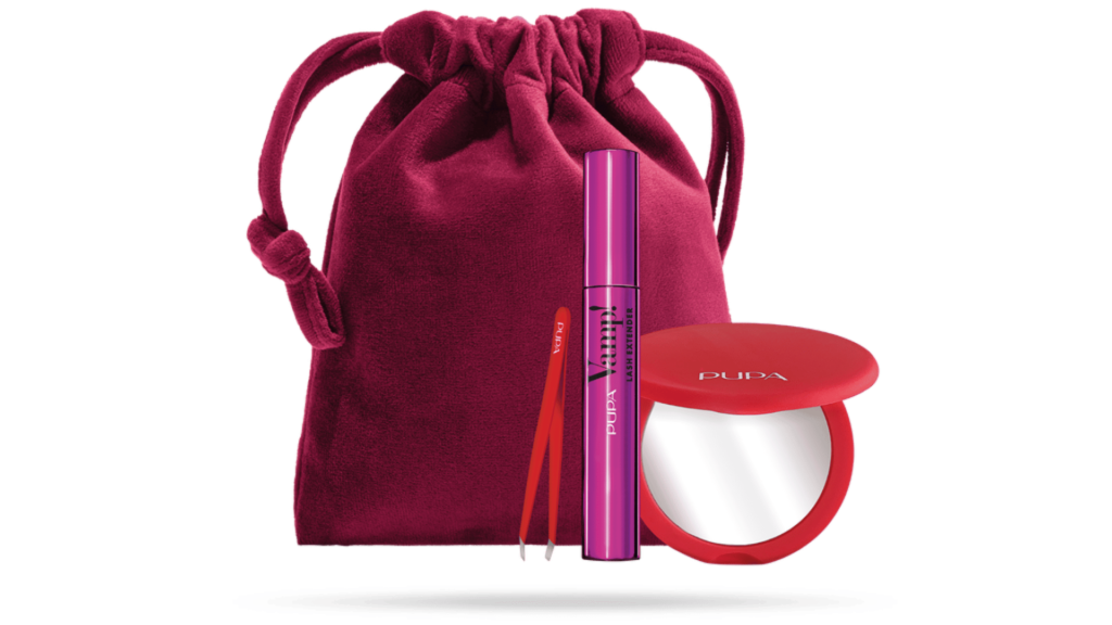 Pupa Kit Vamp. Mascara Lash Extender + Pinzetta + Specchietto