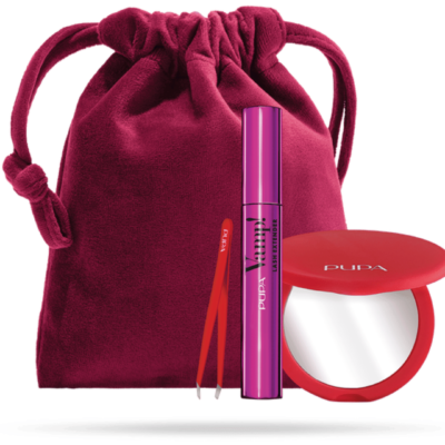 Pupa Kit Vamp. Mascara Lash Extender + Pinzetta + Specchietto