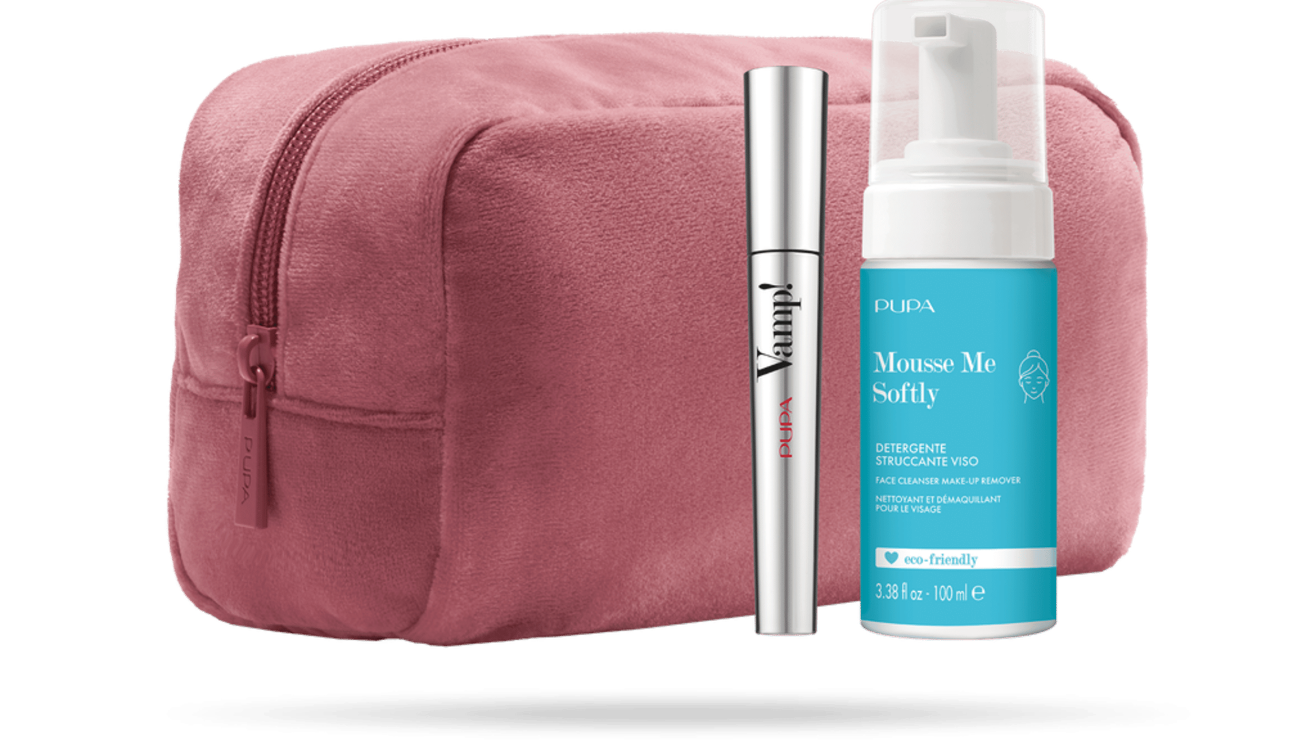 Pupa Kit Vamp. Mascara Vamp + Mousse Me Softly 100ml — eShopping Salerno