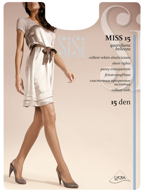 Sisi Miss 15 Collant velato elasticizzato 15 Den con cuciture comfort. art.52 — eShopping Salerno