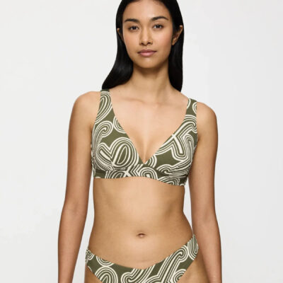 Triumph Costume Due Pezzi senza ferretto con coppa estraibile e slip tai linea Flex Smart Summer P Plunge.